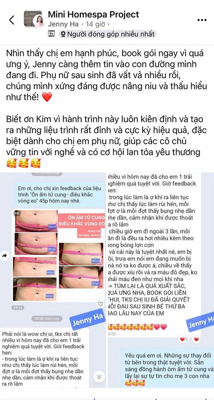 Tin nhắn feedback khách