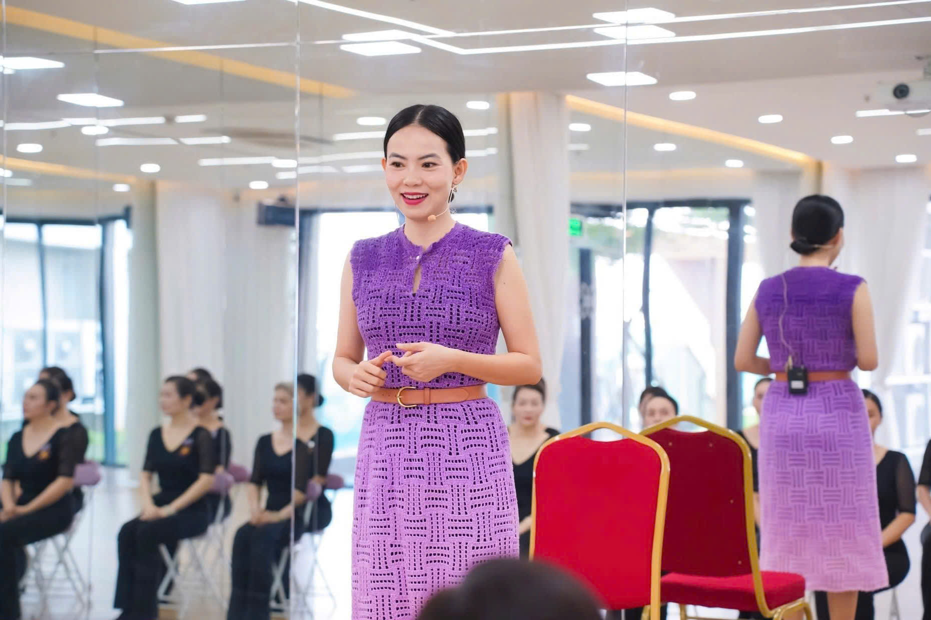 Kim giảng viên bộ môn Làm Chủ Giọng Nói tại Học Viện Phong Thái Á Đông